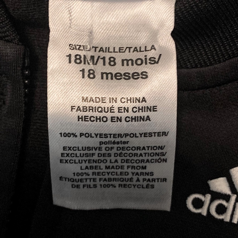 Adidas Toddler Three Stripes Tricot Track Jacket - Picture 6 of 6